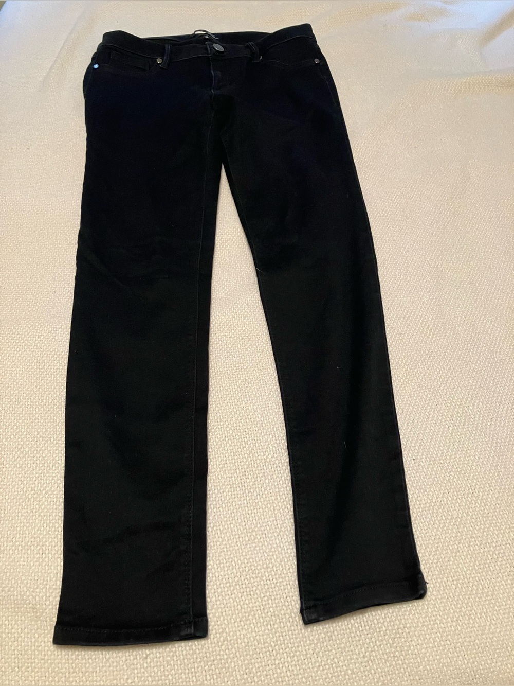 Women's Black Straight-Leg Jeans